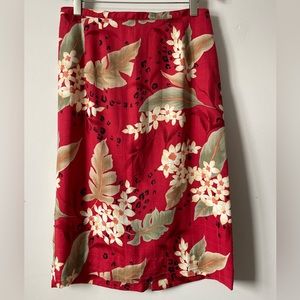 Alfred Dunner Floral Skirt Size 12